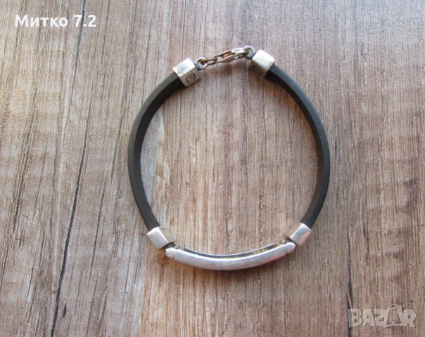 сребърна гривна - 26, снимка 7 - Гривни - 32107490