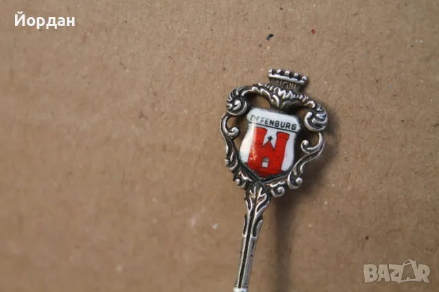 Сребърна лъжица, снимка 2 - Антикварни и старинни предмети - 47608419