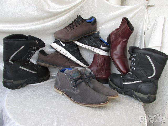 КАТО НОВИ Limited Edition кларкове 44 - 45 original  Bullboxer®, BIG BOY, подметка естествен каучук, снимка 12 - Мъжки боти - 31389172