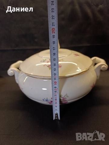 Български порцеланов супник , снимка 4 - Антикварни и старинни предмети - 52919834