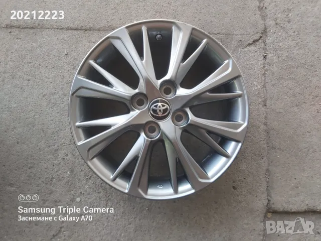 1 брой алуминиева джанта за Toyota Yaris,Toyota Yaris- Hybrid 15, снимка 5 - Гуми и джанти - 50335905