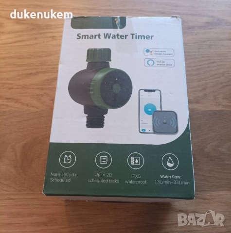 WiFi смарт таймер за поливане, с приложение, Alexa и Google, 20 програми, снимка 12 - Градински инструменти - 52131374