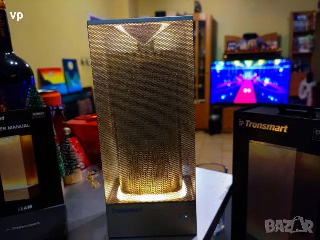 Акустична стерео Hi Fi система Tronsmart Beam Bluetooth Speaker тонколона с интериорна нощна L лампа, снимка 5 - Bluetooth тонколони - 48867935