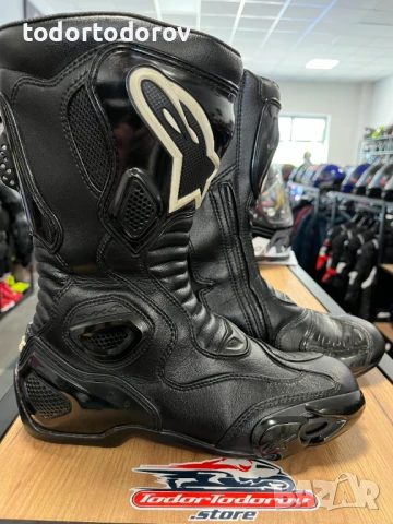 Mото Ботуши ALPINESTARS SMX-5 BLACK,номер 41,оригинални,много запазени, снимка 1