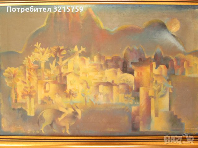 Картина масло,платно, Т. Дрянков(1944-2014) подпис, 60х40см., снимка 9 - Картини - 35502697
