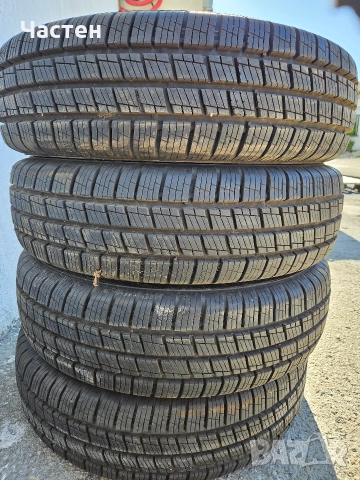 4×Зимни гуми Hankook 185/80 R14C като нови, снимка 4 - Гуми и джанти - 52616480