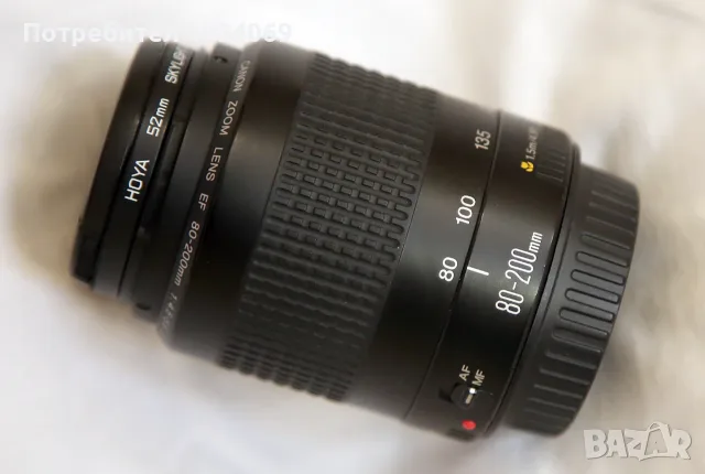 Автофокусен обектив Canon EF 80-200mm f/4.5-5.6 II + подарък филтър HOYA, снимка 2 - Обективи и филтри - 56153268