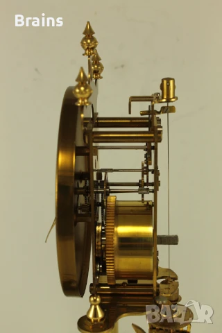 KUNDO 400 Дневен Немски Механичен Часовник 1950's, снимка 5 - Антикварни и старинни предмети - 51119455