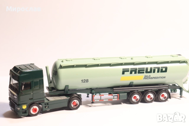 HERPA H0 1/87 DAF СИЛОЗ ЦИСТЕРНА КАМИОН МОДЕЛ, снимка 9 - Колекции - 52710935
