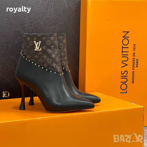 Louis Vuitton дамски боти на ток , снимка 2 - Дамски боти - 49102868