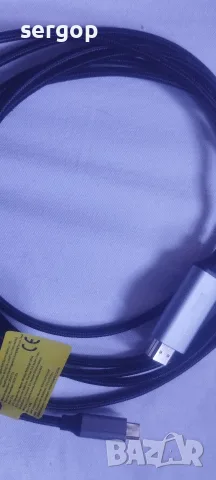 Кабел тип С към HDMI , снимка 3 - USB кабели - 56347513