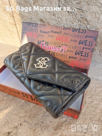 Guess дамско портмоне дамски портфейл код 200, снимка 4 - Портфейли, портмонета - 52717477