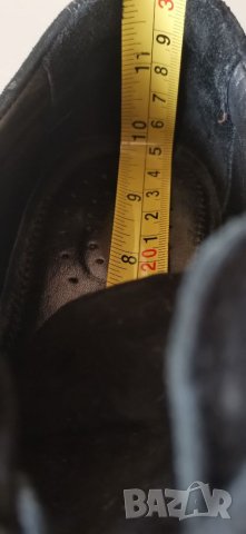 Дамски ежедневни черни обувки от естествена кожа и велур Lavorazione Artigiana - 39 номер, снимка 8 - Дамски ежедневни обувки - 32076921