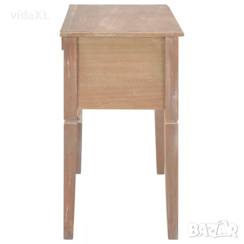 vidaXL Writing Desk Brown 109,5x45x77,5 cm Wood, снимка 4 - Бюра - 56146502