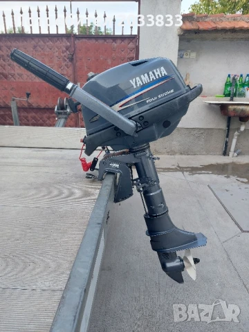 Извънбордов четиритактов двигател YAMAHA 4Hp, снимка 1
