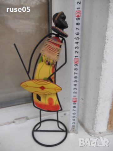 Фигура "Негърски войн", снимка 4 - Други ценни предмети - 31027650