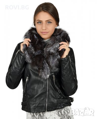 Дамско кожено яке 4077, снимка 1