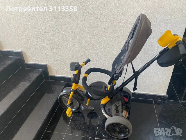 Детска количка триколка, снимка 2 - Детски велосипеди, триколки и коли - 56324802