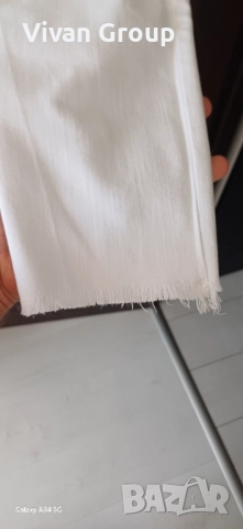 Бели дамски дънки W38, снимка 5 - Дънки - 51547382