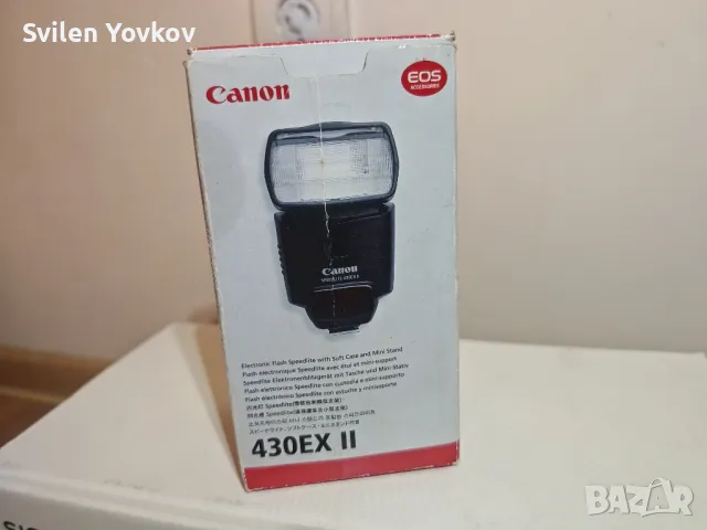 Продавам светкавица за канон 430ex Ii, снимка 4 - Светкавици, студийно осветление - 49700520