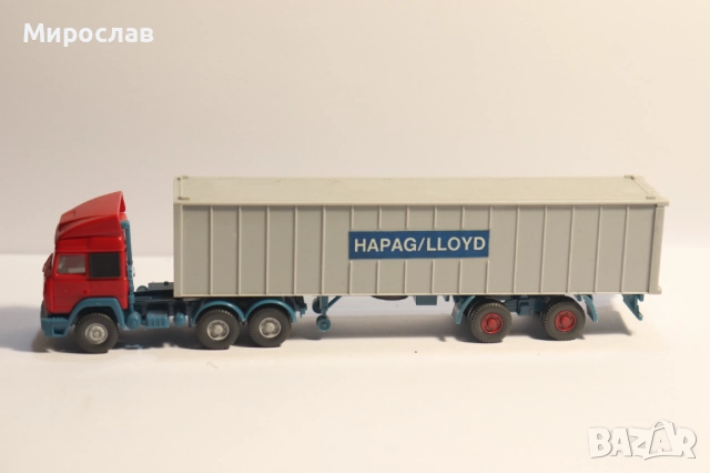  WIKING 1:87 H0 IVECO ФУРГОН КОНТЕЙНЕР КАМИОН TIR МОДЕЛ