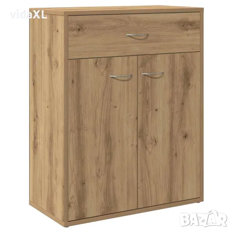 vidaXL Сайдборд, дъб артизан, 60x30x75 см, инженерно дърво