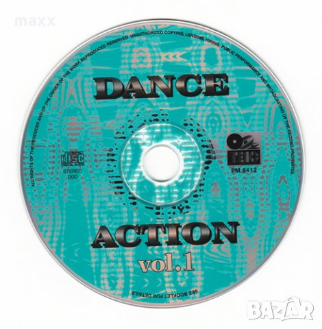 CD диск Various ‎– Dance Action - Volume One без кутия и обложка