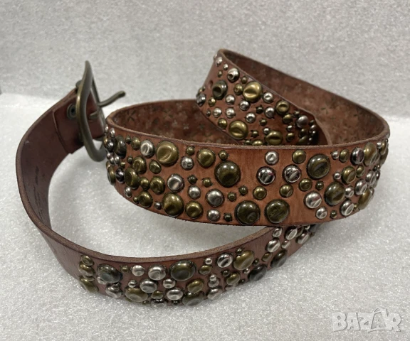 Оригинален! Готин! Колан Pepe Jeans London 100% Телешка кожа, снимка 6 - Колани - 51106225