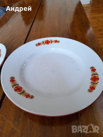 Стара порцеланова чиния,чинии #4, снимка 3 - Антикварни и старинни предмети - 33743386