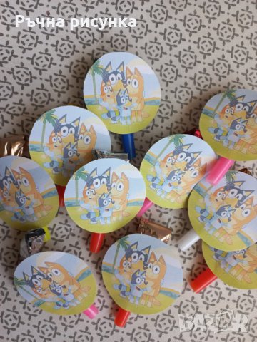 Украса тема Бинго и Блуи, снимка 11 - Декорация за дома - 42036526