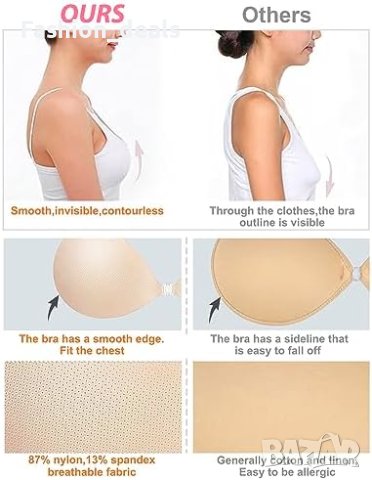 Нови 2 броя Push Up сутиен бюстие за повдигане за вечерни рокли Жени, снимка 6 - Бельо - 42618905