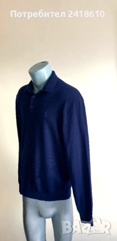 POLO Ralph Lauren  Merino  Knit Mens Size L ОРИГИНАЛ! Mъжки Пуловер, снимка 8 - Пуловери - 52918855