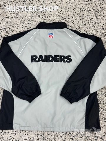 Мъжка ветровка REEBOK NFL RAIDERS. Размер XL, снимка 4 - Спортни дрехи, екипи - 52943695