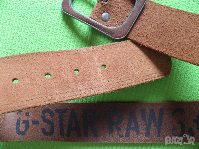 G-star оригинален колан от естествена кожа М, снимка 4 - Колани - 54332282