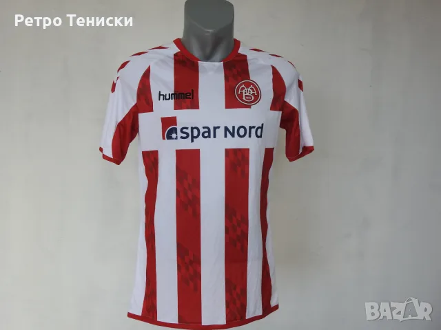 Тениска Aalborg BK — Домакински Hummel — Мъже размер S Червено (сезон 2017/18)