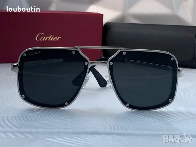 Cartier мъжки слънчеви очила 2 цвята, снимка 6 - Слънчеви и диоптрични очила - 50741556