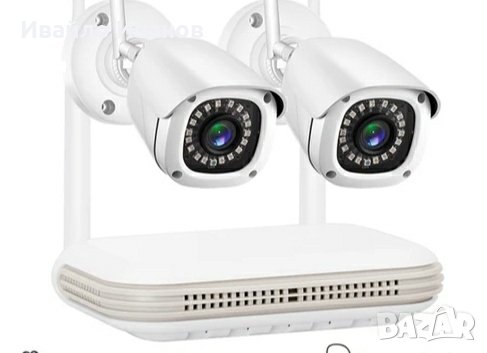 NVR  Onvif WiFi + PTZ WIFI камери + SSD Kodak, снимка 12 - Комплекти за видеонаблюдение - 42720754