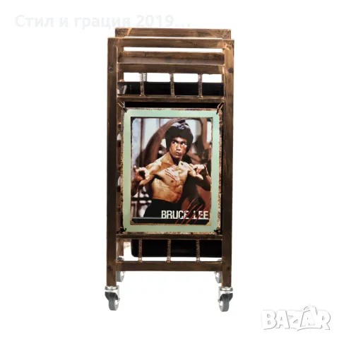 Фризьорска количка Gabbiano 8-139 - 37,5 х 33, 5 х 90,5 см, снимка 8 - Фризьорски принадлежности - 45191217