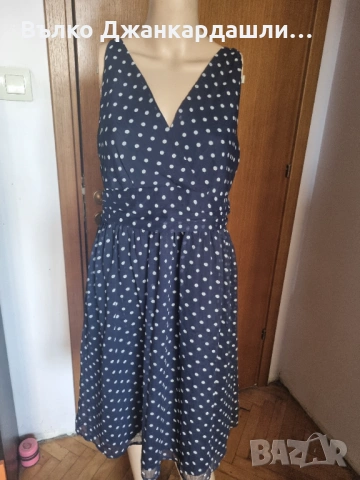 Рокля на точки Vero Moda, размер L, снимка 1 - Рокли - 53190242