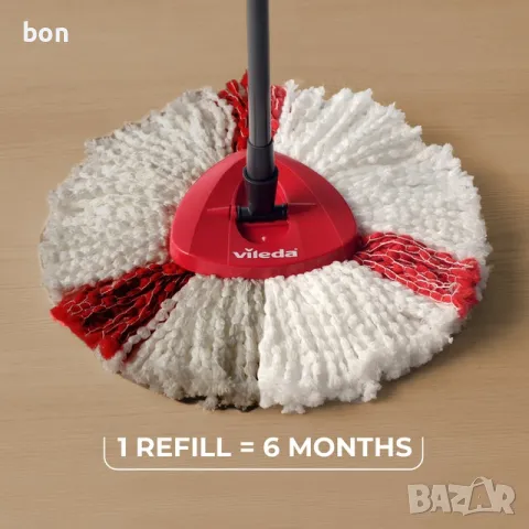 Ресни за моп VILEDA Turbo Refill Microfibre 2in1, снимка 3 - Други стоки за дома - 48442590