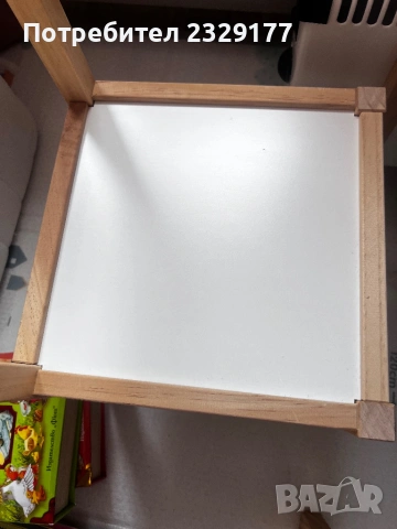 Детска маса с два стола икеа LATT, снимка 2 - Мебели за детската стая - 54155440