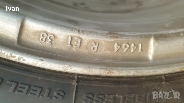 Лети джанти 14 Opel 4×100, снимка 9 - Гуми и джанти - 54801014