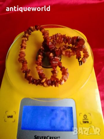 Старо Колие Естествен Балтийски КЕХЛИБАР, снимка 5 - Антикварни и старинни предмети - 34386601