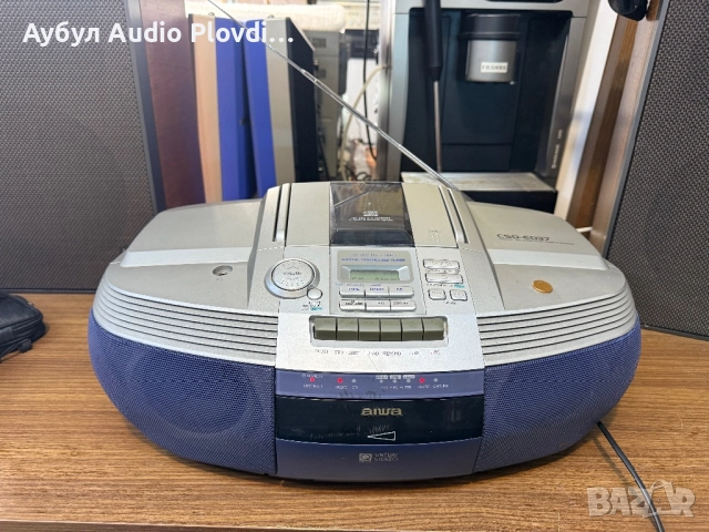 AIWA CSD-ED37 Преносим касетофон, рекордер, CD радио, голям бумбокс