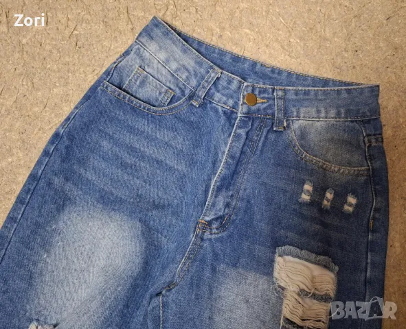 УНИКАЛНИ накъсани дънки бойфренд, снимка 3 - Дънки - 48500504