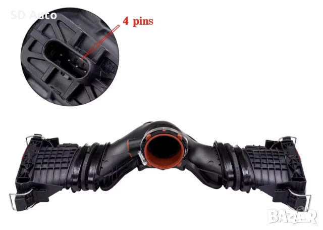 Дебитомер / Измерител на масата на въздуха / Лястовица за Mercedes C Klasse,E Klasse,S Klasse,ML,GL , снимка 2 - Части - 50486446