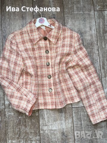 Разкошно ново разово късо сако блейзер  елегантен модел букле , снимка 5 - Сака - 40339825