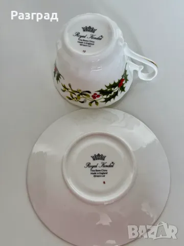 Коледен сет за чай чашка с чинийка, снимка 6 - Чаши - 48344310