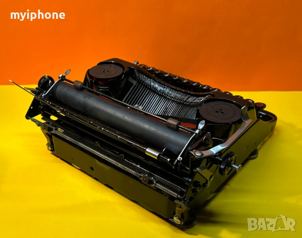 Антична Пишеща машина Rheinmetall клавиатура старобългарски 1930 година., снимка 5 - Антикварни и старинни предмети - 54082753