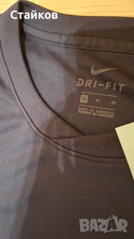 Тениска Nike XL, тъмносиня, снимка 3 - Тениски - 55922565